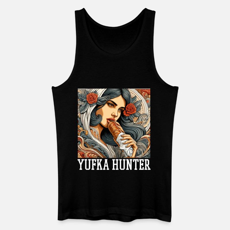 Yufka Jäger Kebab Geschenk - Männer Bio Tank Top - Schwarz