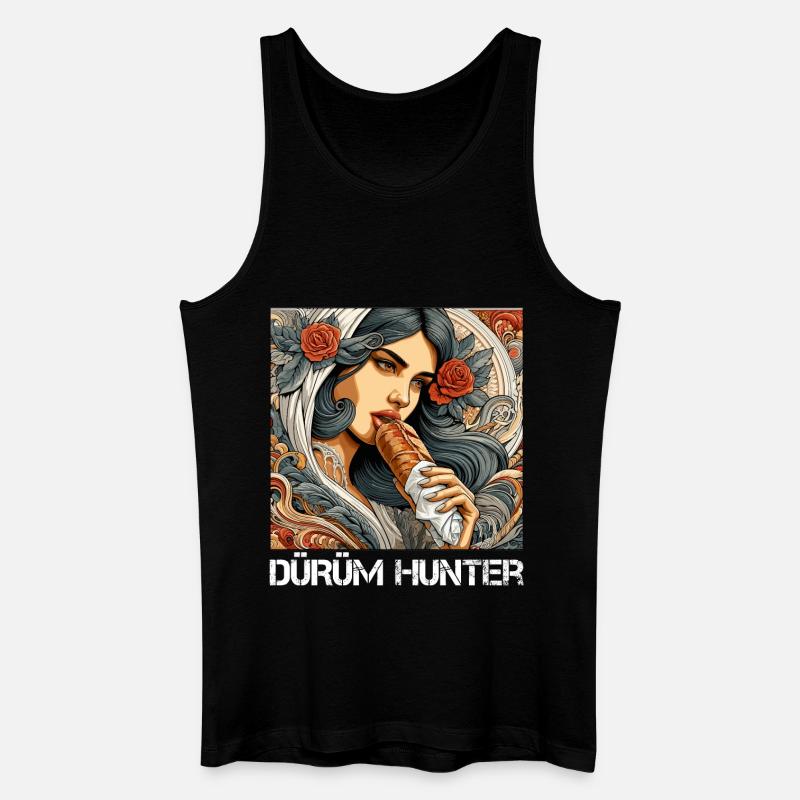 Dürüm Jäger Kebab Geschenk - Männer Bio Tank Top - Schwarz