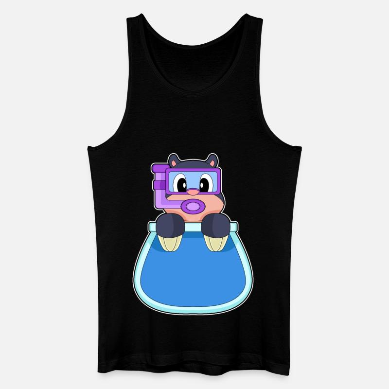 Mole Aquarium - Men’s Organic Tank Top - black