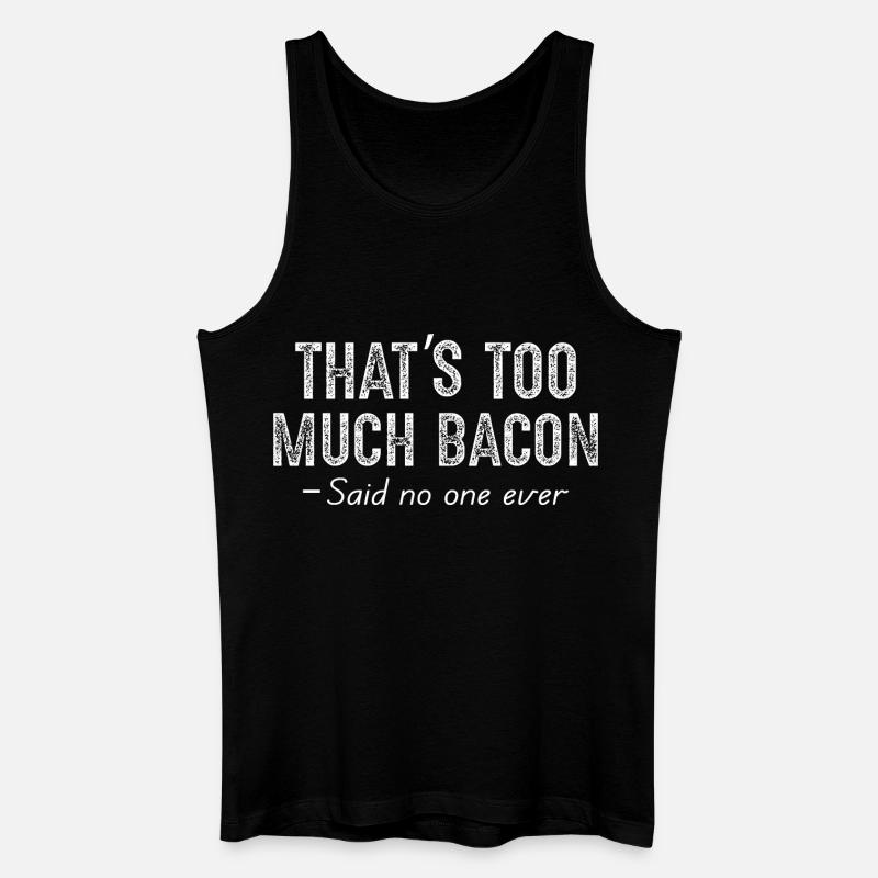 C’est trop de bacon - Débardeur bio Homme - noir