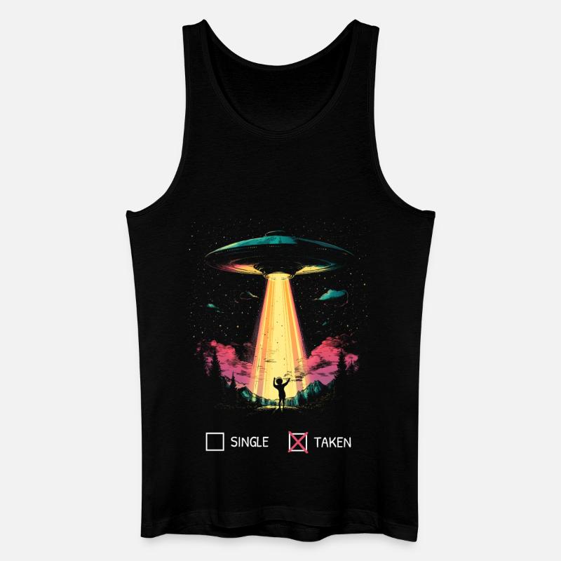 Pardonner la Saint-Valentin Alien-Funny Gift - Débardeur bio Homme - noir