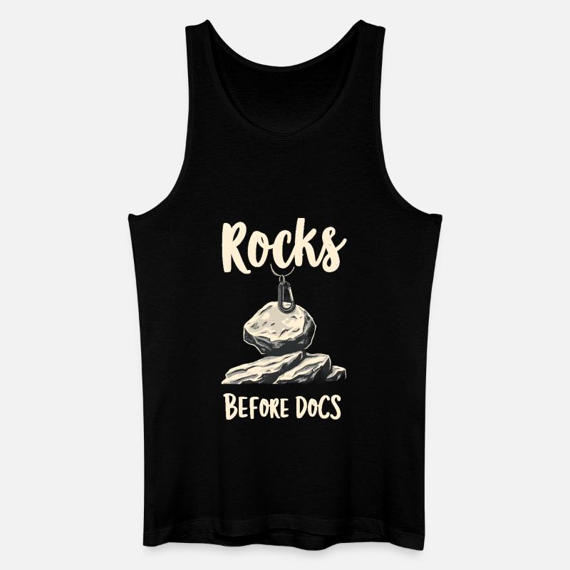 Rocks Before Docs - Men’s Organic Tank Top - black