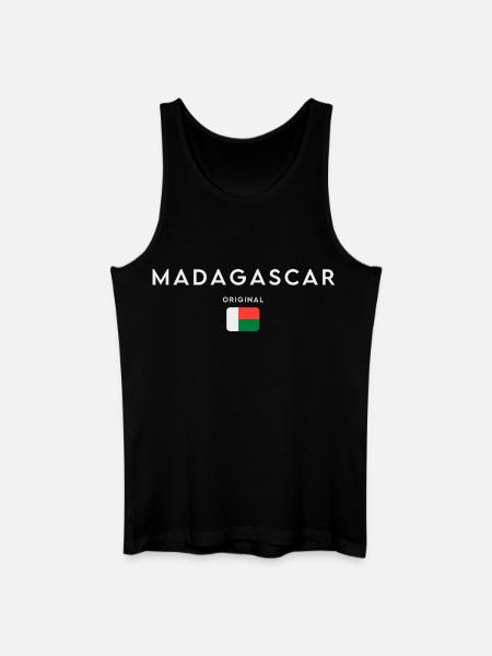 Madagascar flag, Malagasy pride - Men’s Organic Tank Top - black