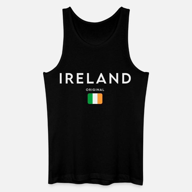Drapeau de l’Irlande, Irish Pride - Débardeur bio Homme - noir