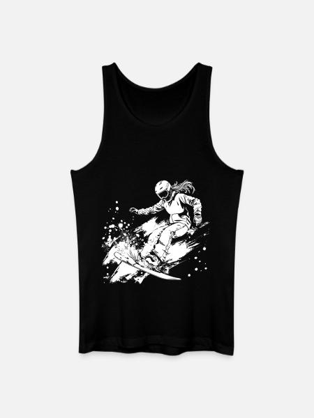 Snowboarder - Men’s Organic Tank Top - black