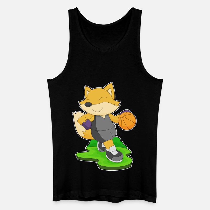Fox Basketteur Basketteur - Débardeur bio Homme - noir