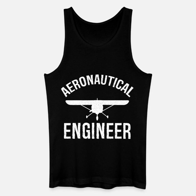 Aeronautical Engineer - Männer Bio Tank Top - Schwarz