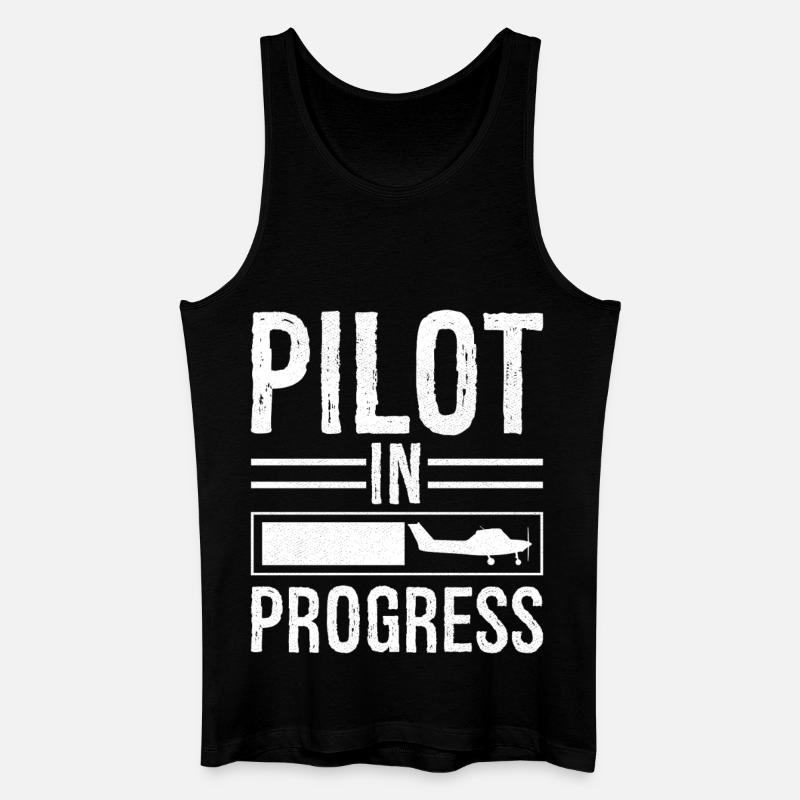 Pilot In progress - Men’s Organic Tank Top - black