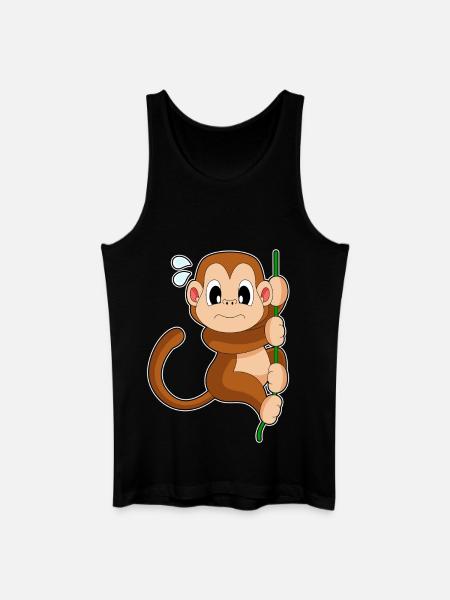 Monkey Liana Jungle - Débardeur bio Homme - noir