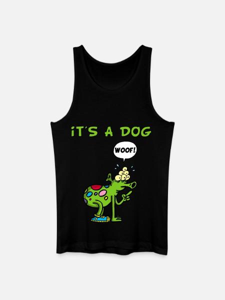 It's a dog - Men’s Organic Tank Top - black