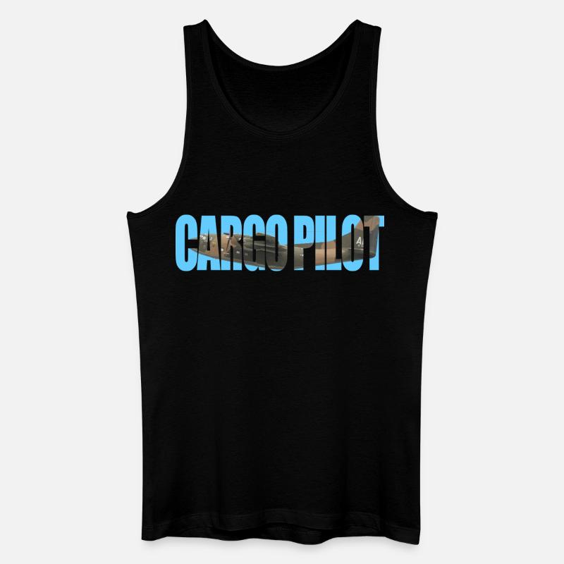 Cargo pilot C-123 - Männer Bio Tank Top - Schwarz