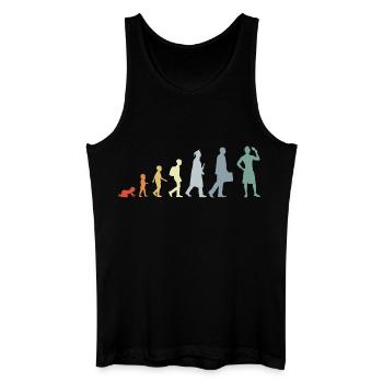 Evolution Cream Lovers - Men’s Organic Tank Top - black - Front
