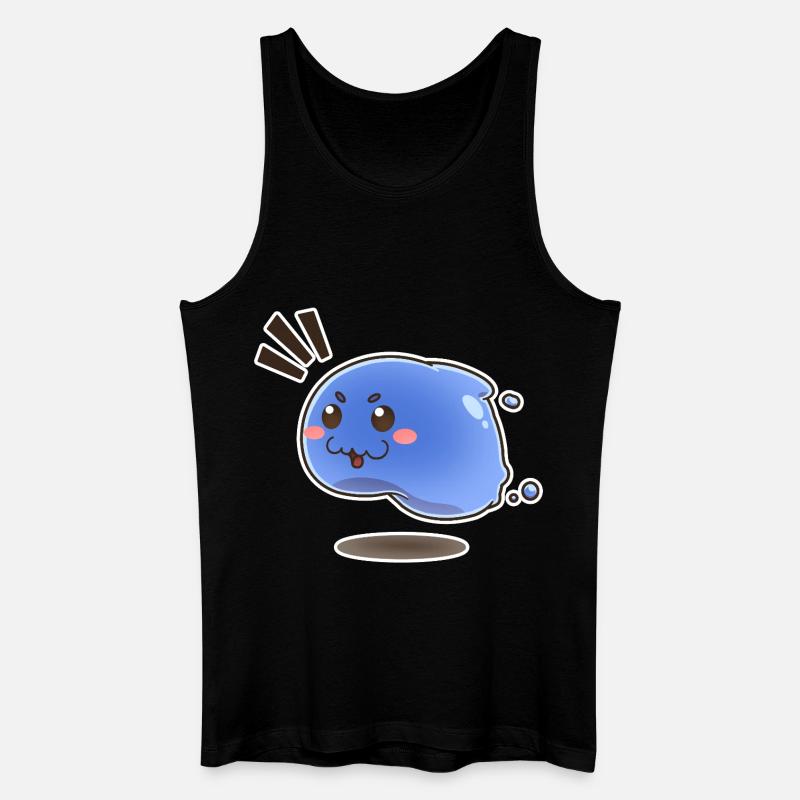 Kleiner springender Schleim - Männer Bio Tank Top - Schwarz
