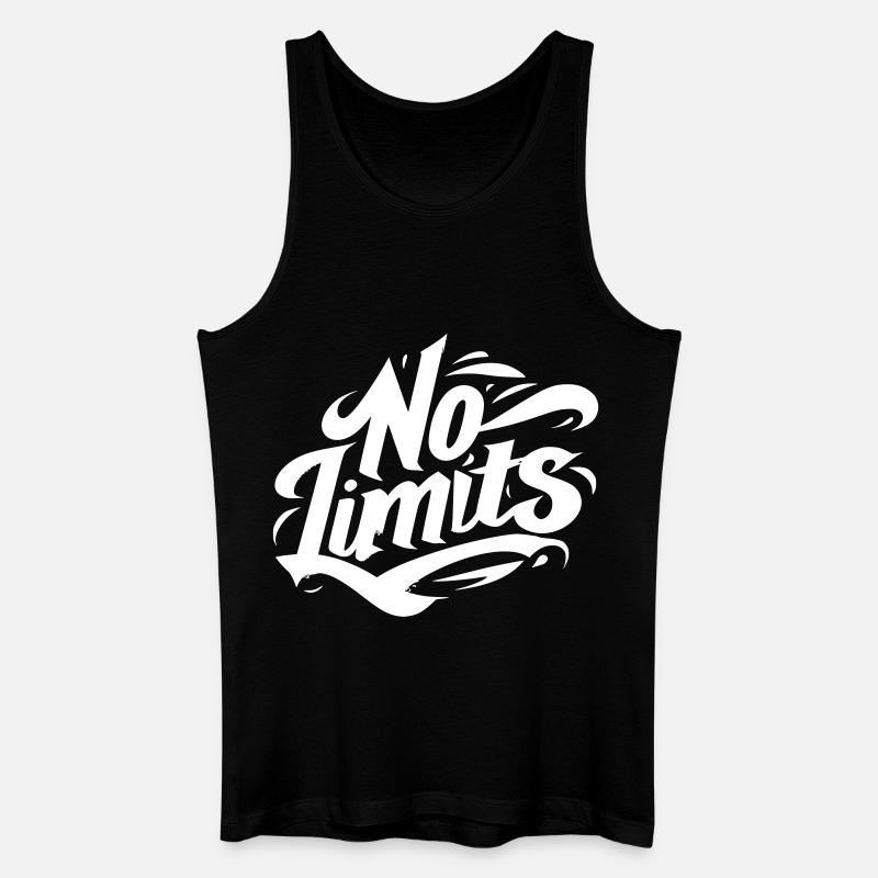 no limits - Männer Bio Tank Top - Schwarz
