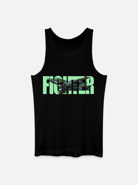 Fighter Su-25 - Men’s Organic Tank Top - black