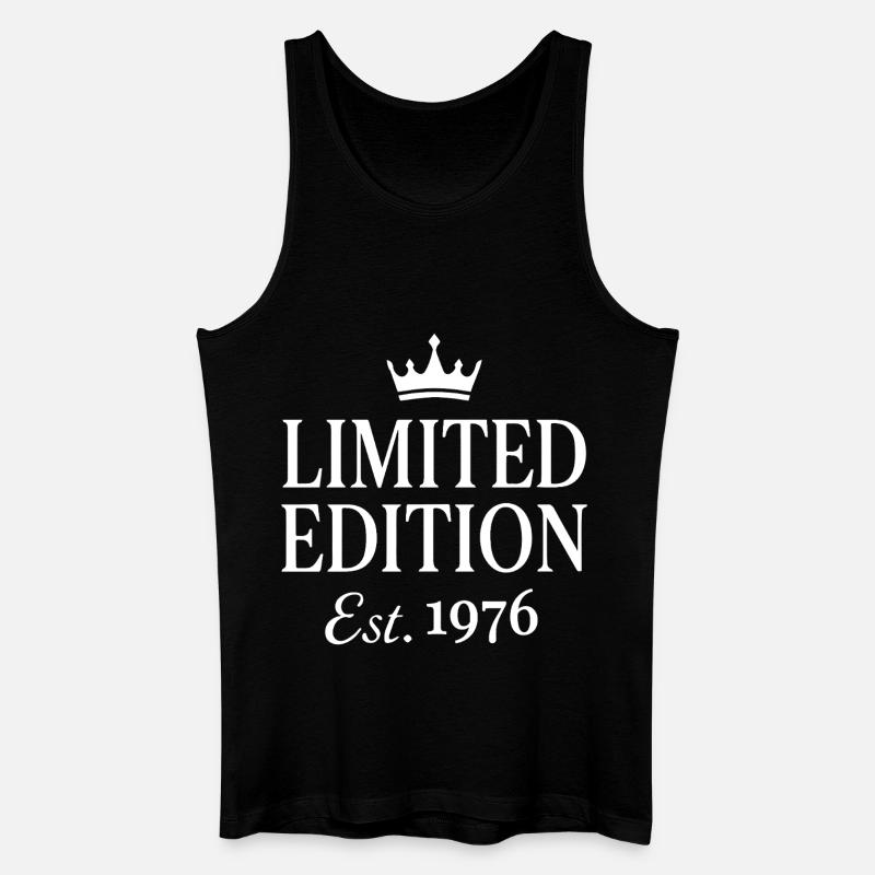 Limited Edition Est. 1976 - Männer Bio Tank Top - Schwarz