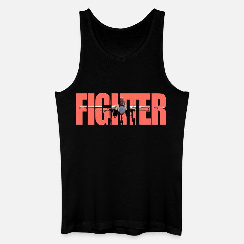 Fighter Su-30SM - Männer Bio Tank Top - Schwarz