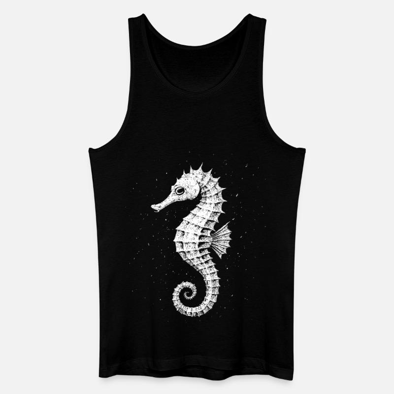 Hippocampe - Débardeur bio Homme - noir