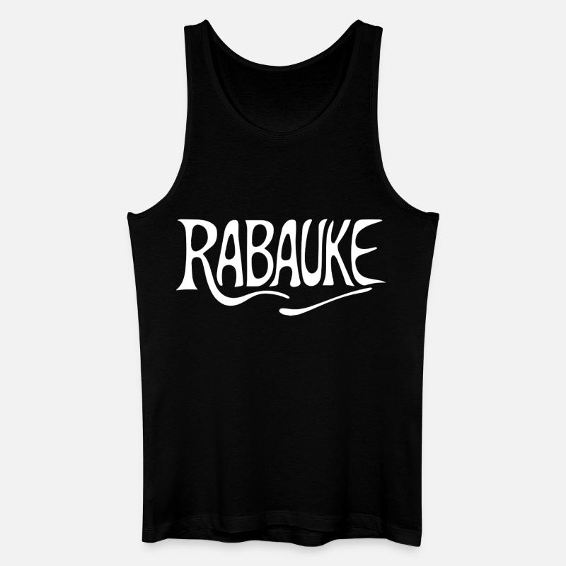 Rabauke - Männer Bio Tank Top - Schwarz
