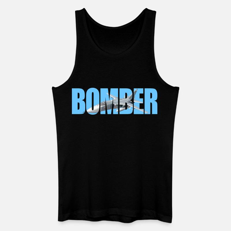 Bomber Su-24 - Men’s Organic Tank Top - black