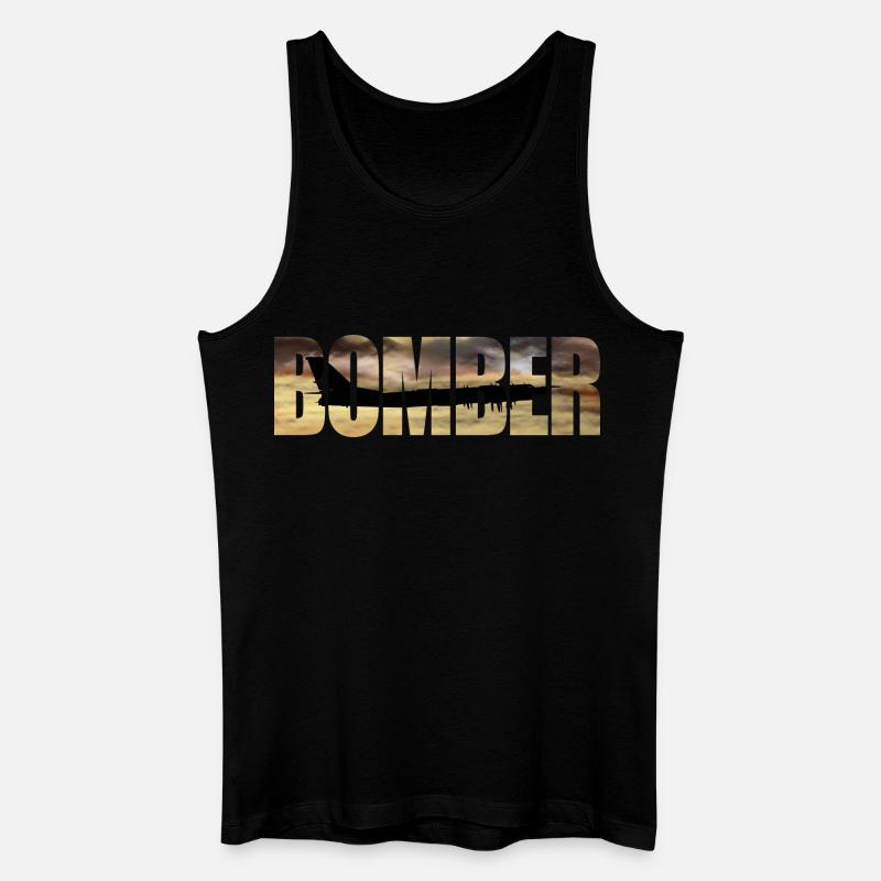 Bomber Tu-95 - Men’s Organic Tank Top - black