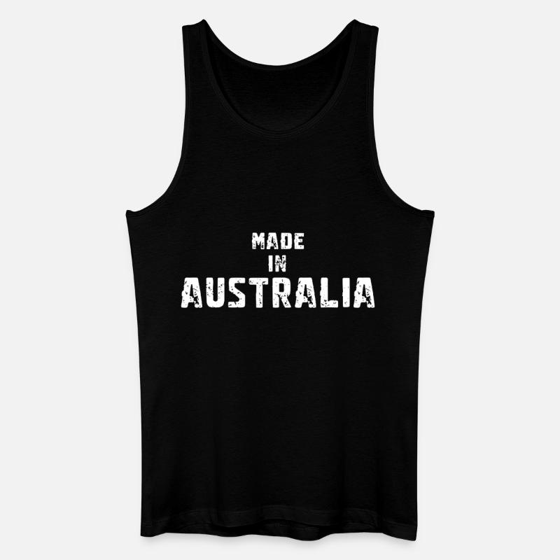Fabriqué en Australie - Débardeur bio Homme - noir