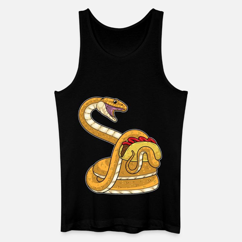 Snake Taco - Men’s Organic Tank Top - black