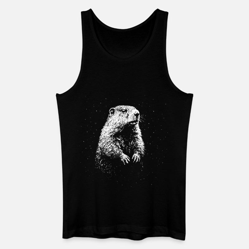 Wächter der Wildnis - Männer Bio Tank Top - Schwarz