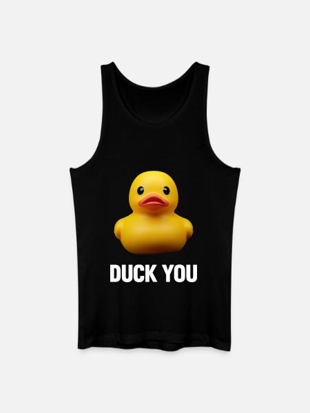 Canard ou - Débardeur bio Homme - noir