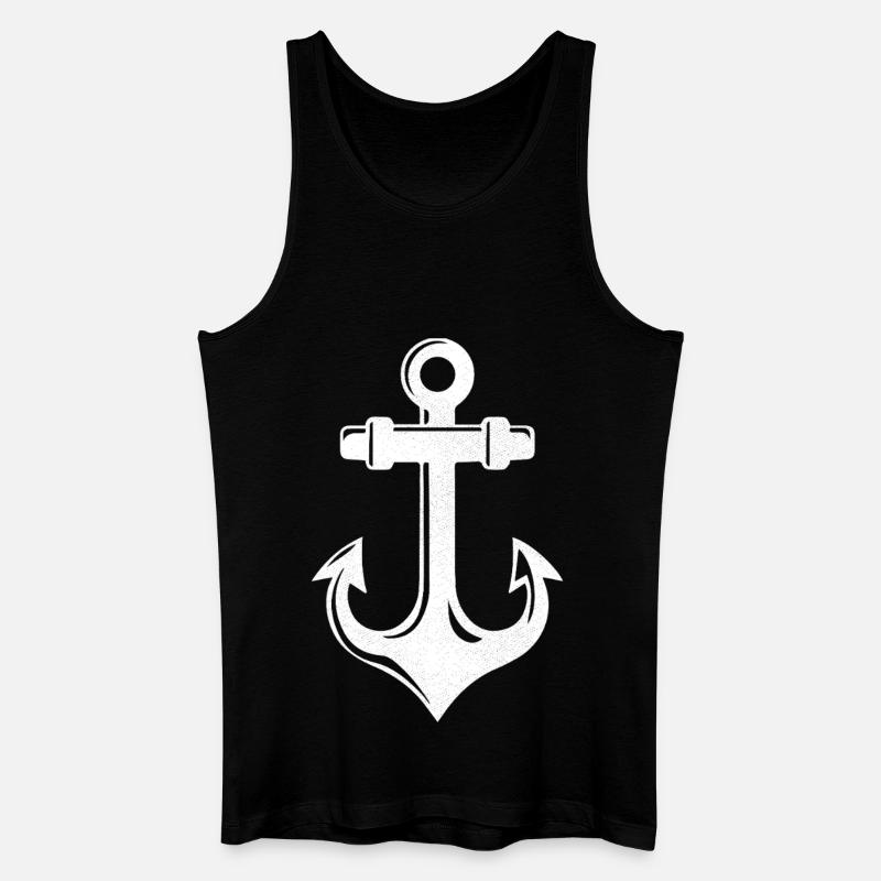 Kreuzfahrt mit dem Schiff - Männer Bio Tank Top - Schwarz