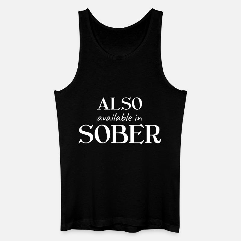 Also Available In Sober - Men’s Organic Tank Top - black