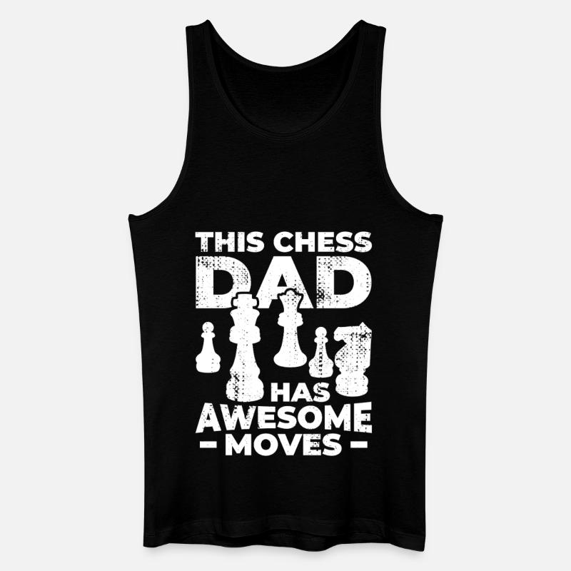 Père d’échecs - Débardeur bio Homme - noir
