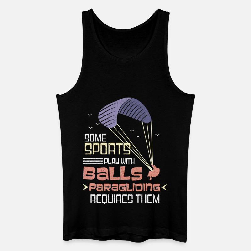 Mut zum Flug - Männer Bio Tank Top - Schwarz