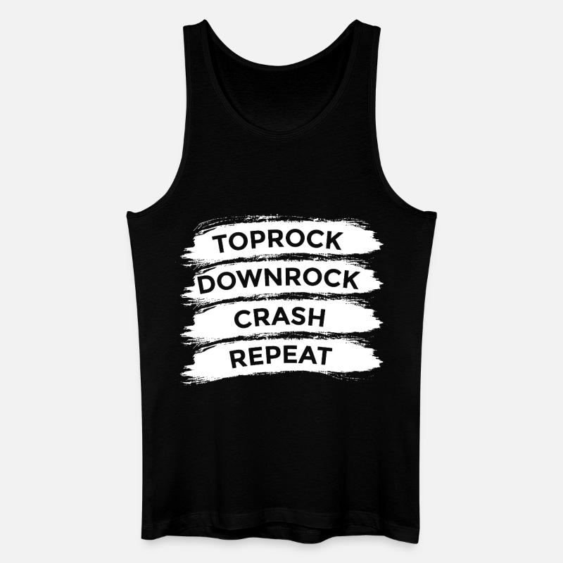 Breakdance Techniken - Männer Bio Tank Top - Schwarz