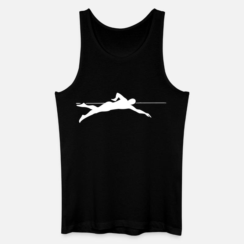 Dynamic Sprinter Line Graphics - Men’s Organic Tank Top - black