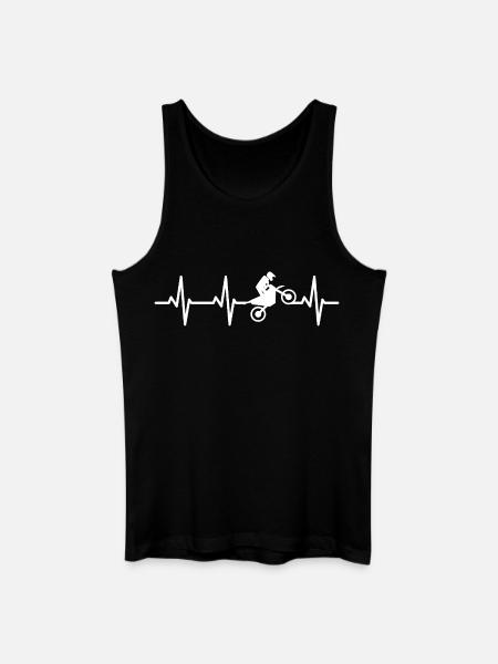 Cardiogram Motocross - Men’s Organic Tank Top - black