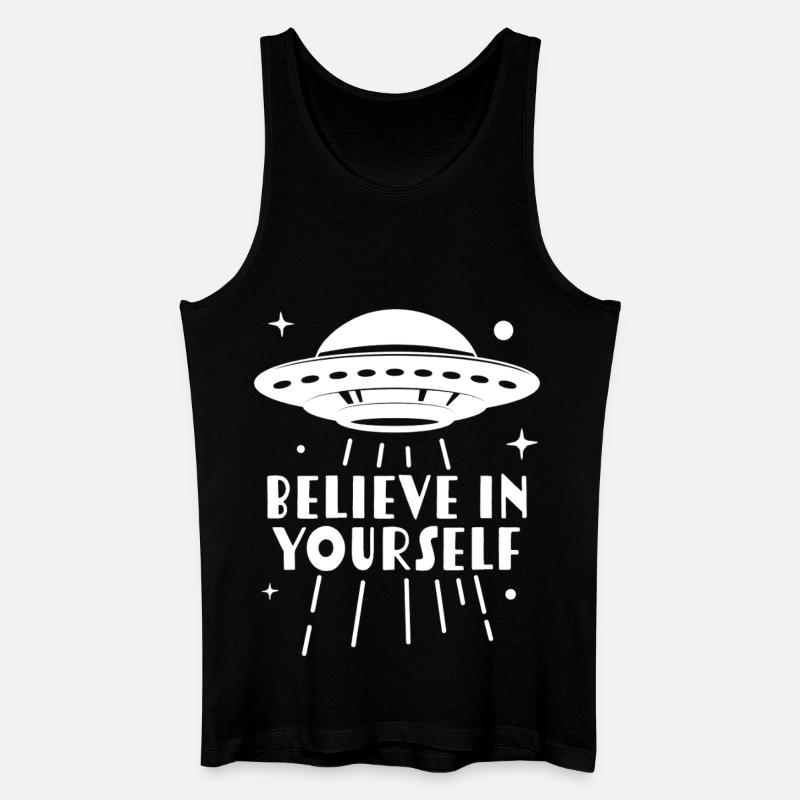 an sich selbst glauben - Männer Bio Tank Top - Schwarz