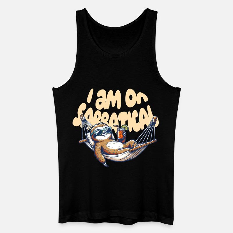 on Sabbatical - Männer Bio Tank Top - Schwarz