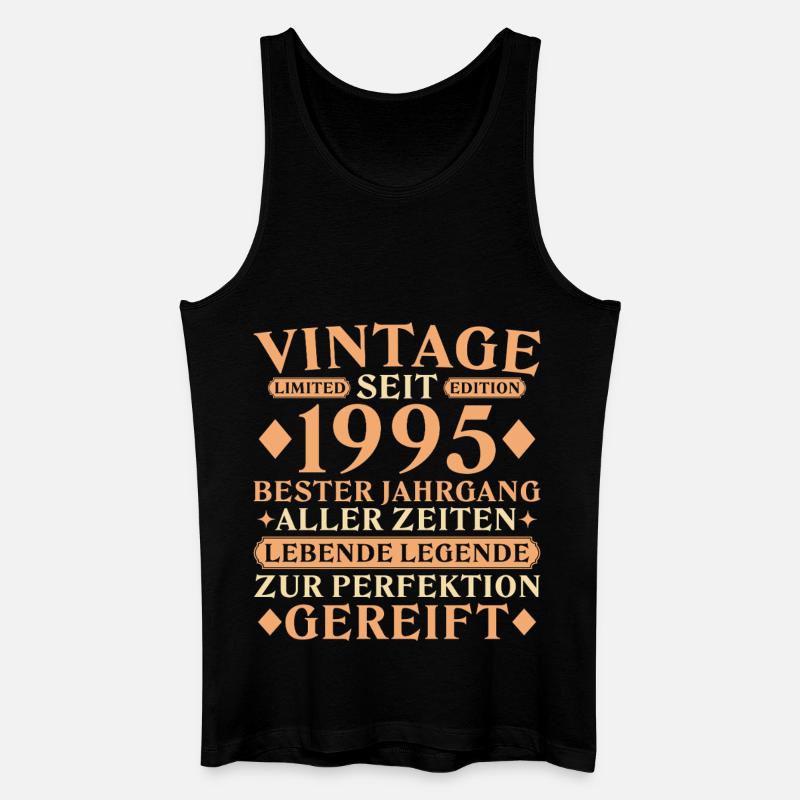 Millésime 1995 - 30e anniversaire - Débardeur bio Homme - noir