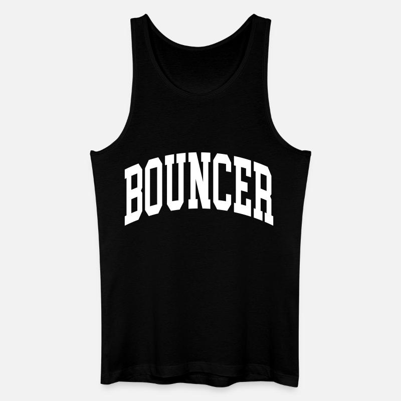 Bouncer - Männer Bio Tank Top - Schwarz