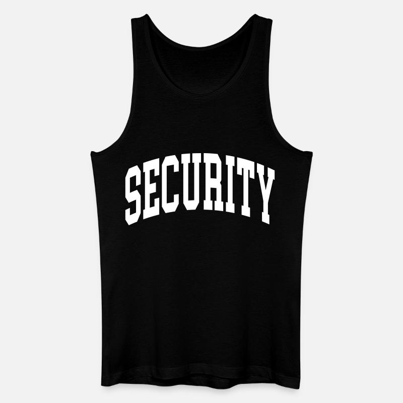 Security - Männer Bio Tank Top - Schwarz