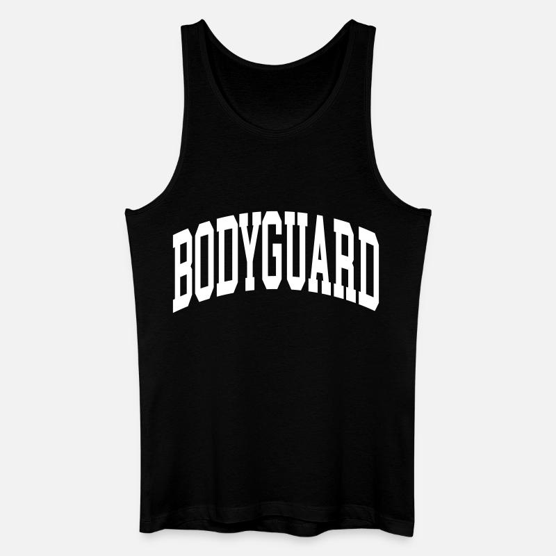 Bodyguard - Männer Bio Tank Top - Schwarz