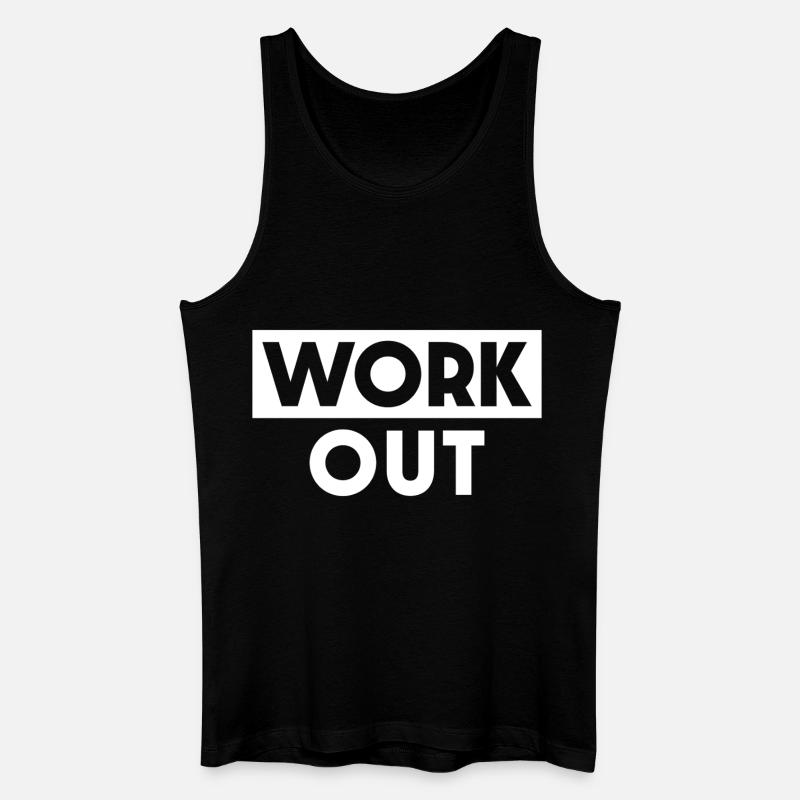 Herausfinden - Männer Bio Tank Top - Schwarz