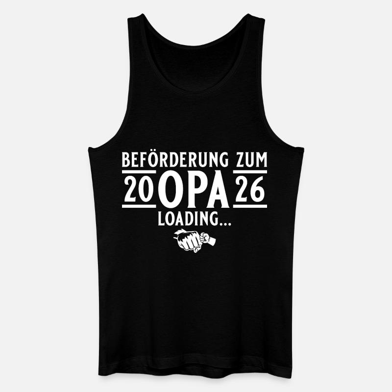 Opa 2026 loading - Future grandfather - Men’s Organic Tank Top - black