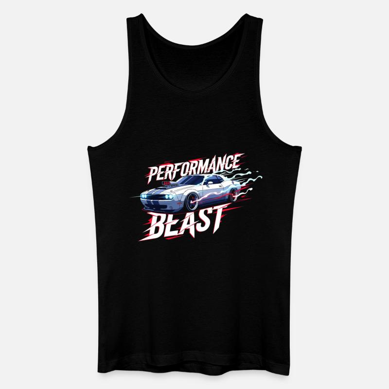 Muscle Car Performance Design - Männer Bio Tank Top - Schwarz