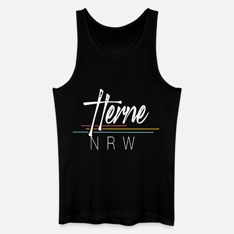 Herne - Männer Bio Tank Top - Schwarz