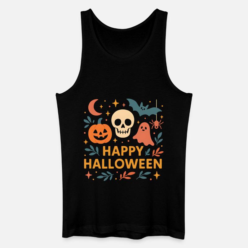 Classic Halloween - Männer Bio Tank Top - Schwarz