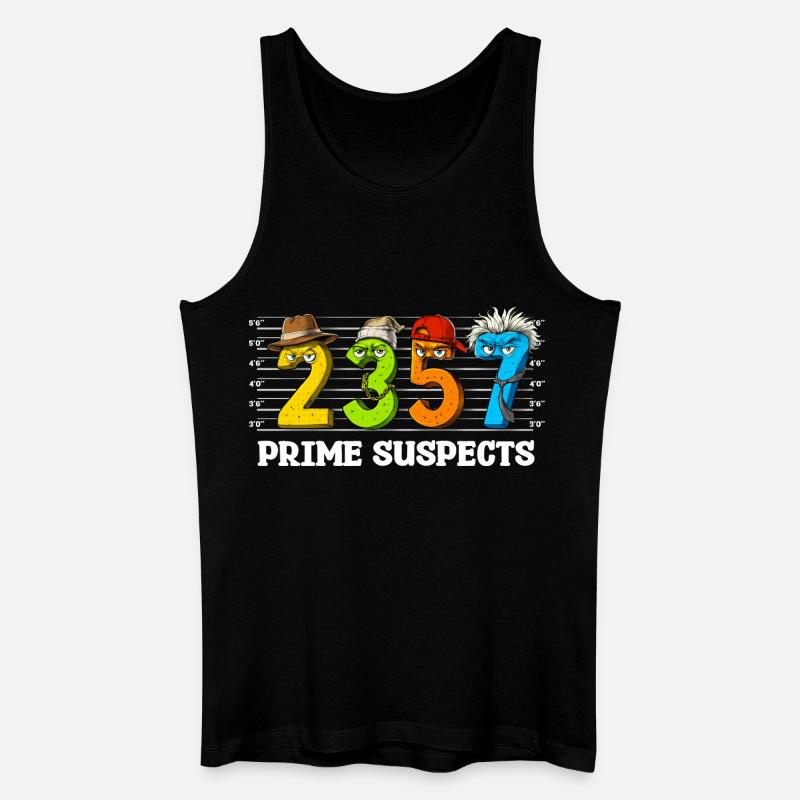 Lustige Mathe-Zahlen - Männer Bio Tank Top - Schwarz