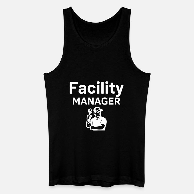 Facility Manager - Männer Bio Tank Top - Schwarz