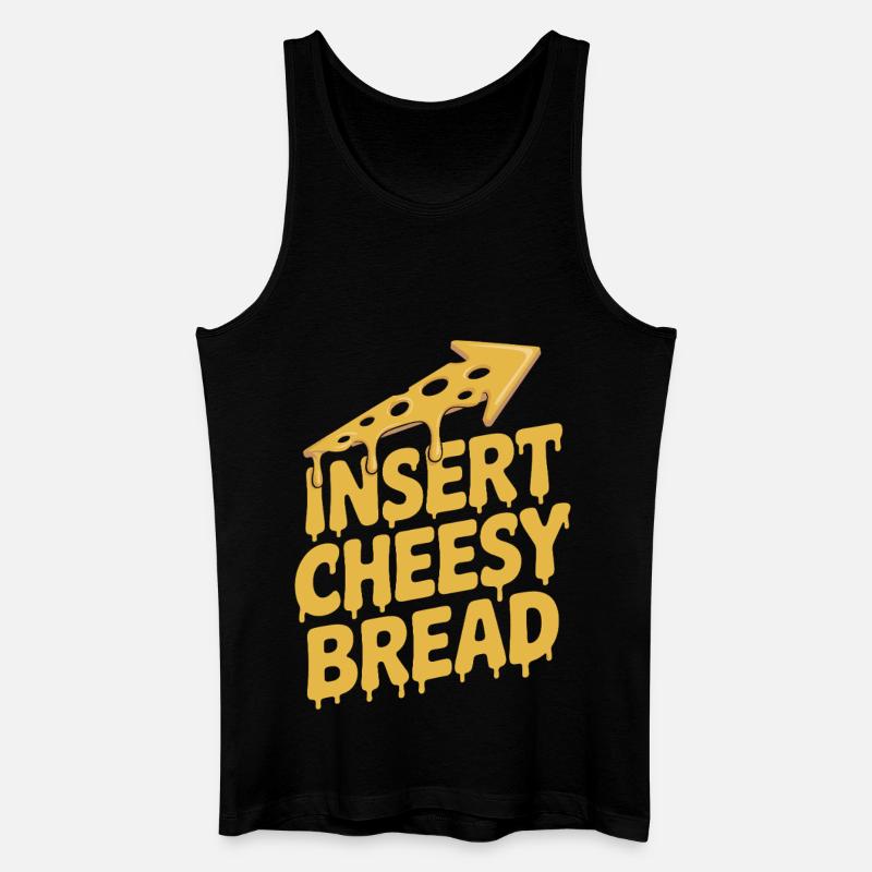 Käse Käsestange Käse Toast - Männer Bio Tank Top - Schwarz